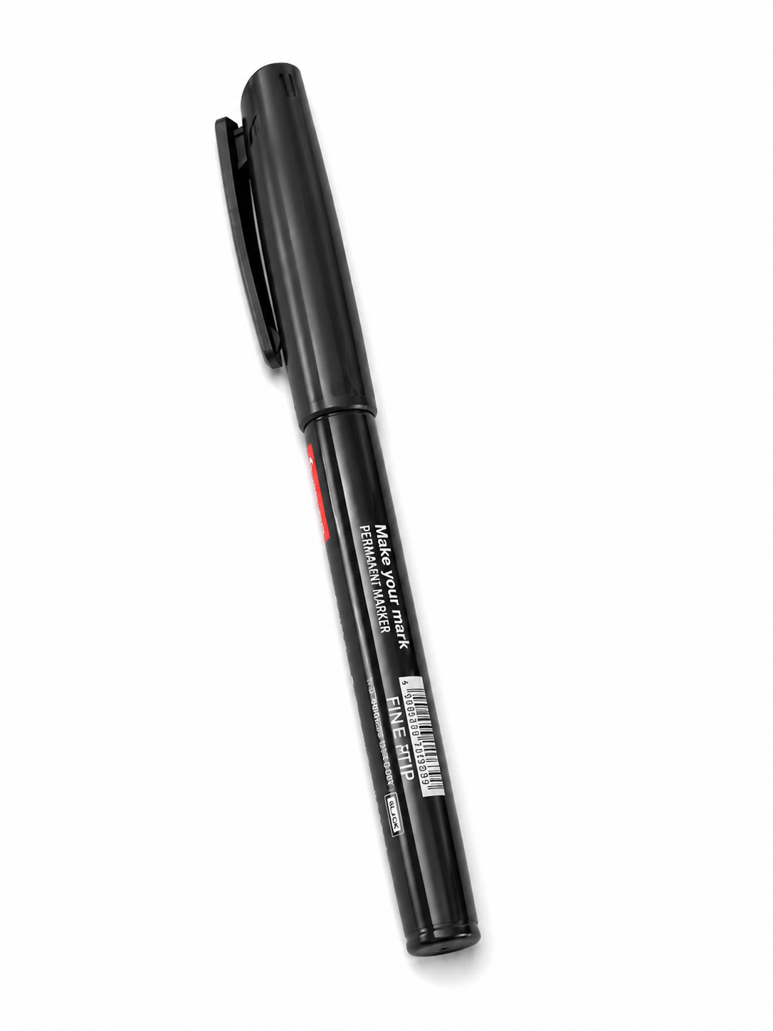 Black Permanent Marker Pen Fine Tip Waterproof Marker for Office, School & Home Use