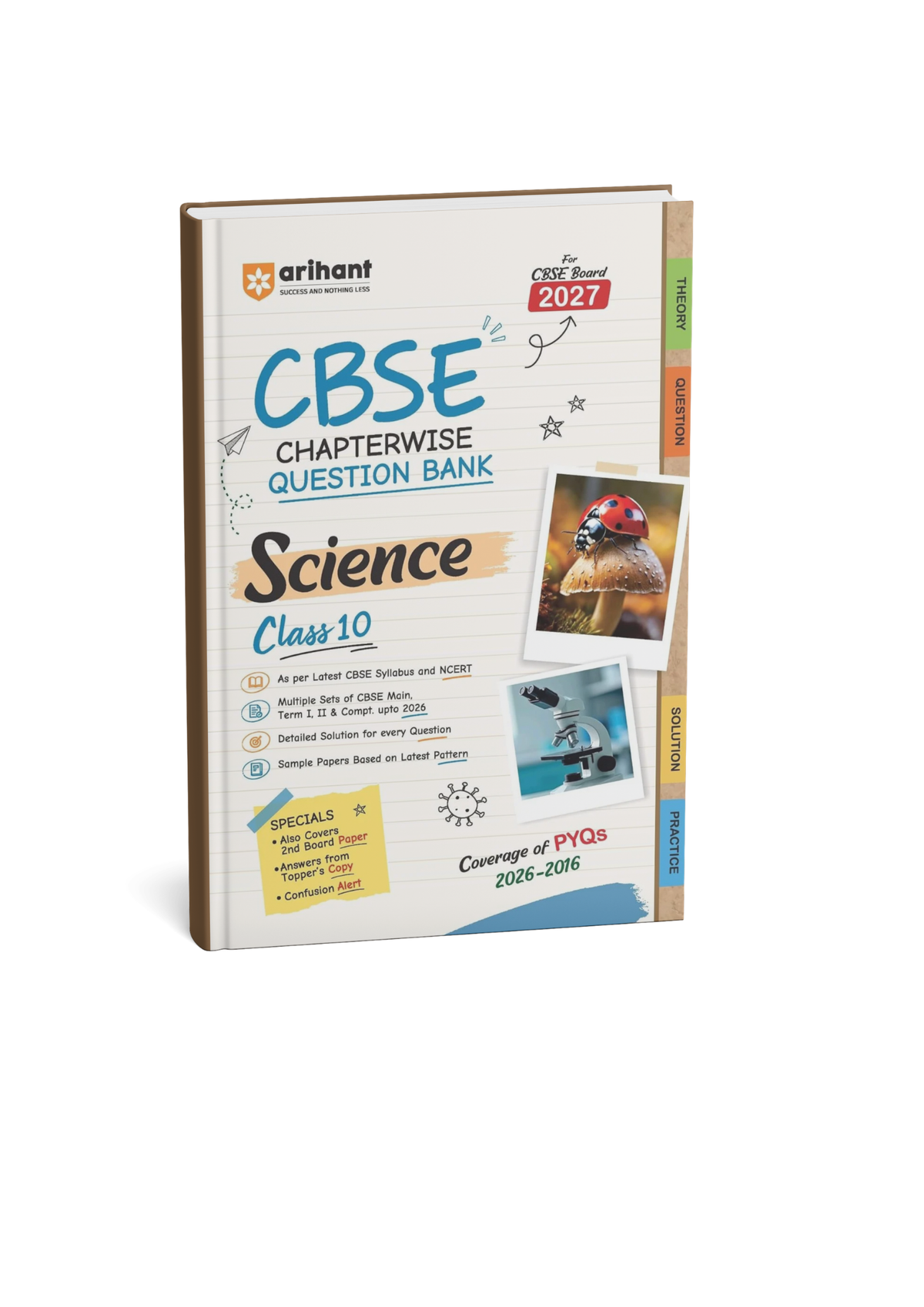 Arihant CBSE Chapterwise Question Bank Science Class 10th (2026–2016) Edition 2027 (English Medium)
