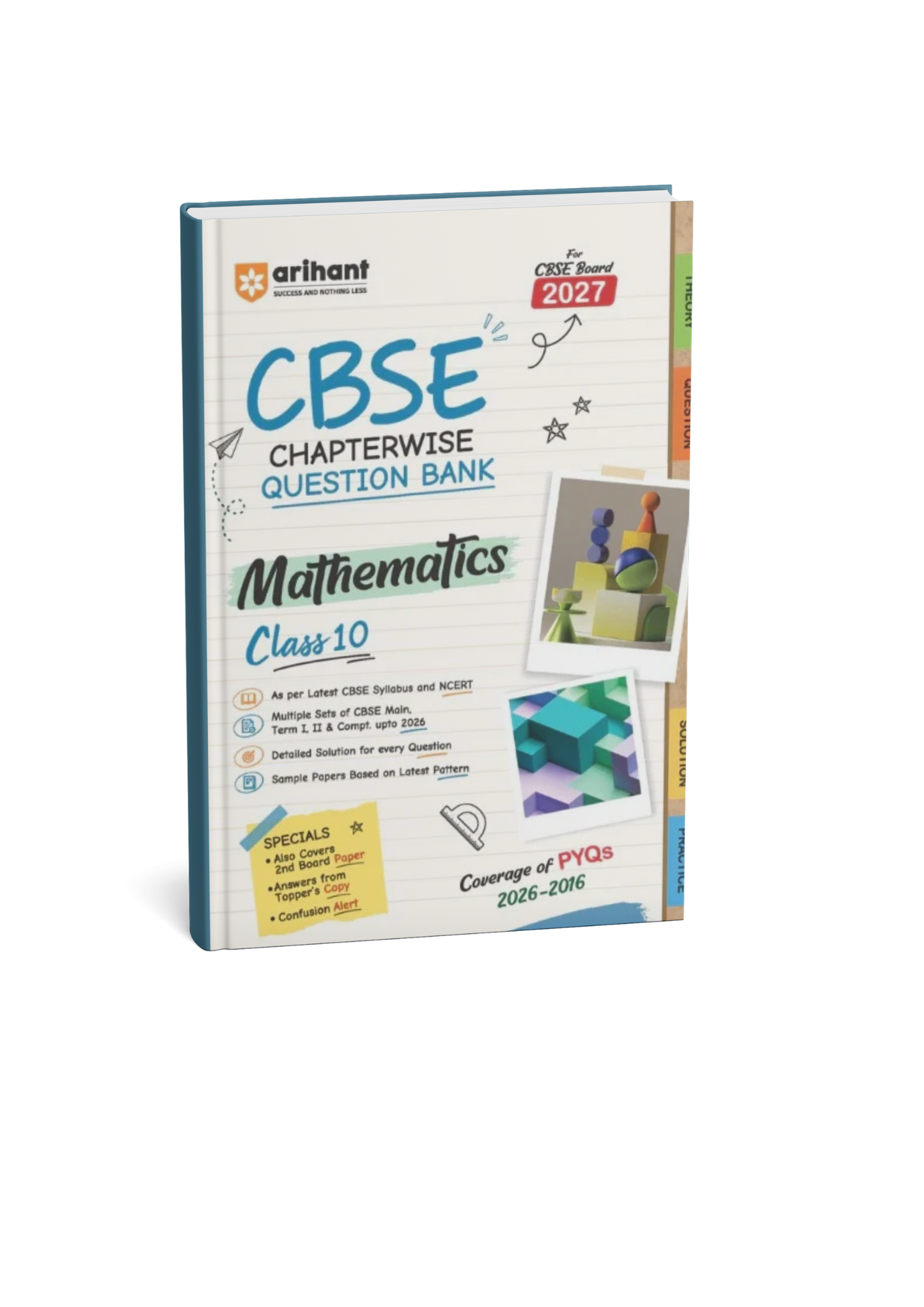 Arihant CBSE Chapterwise Question Bank Mathematics Class 10th (2026–2016) Edition 2027 (English Medium)