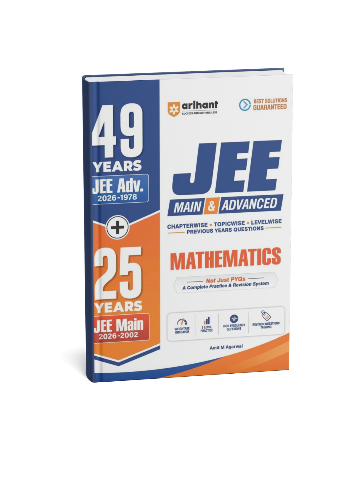 Arihant 49 Years JEE Mains & Advanced Mathematics Chapterwise & Topicwise Solved Papers (1978–2026) 25 Years JEE Main (2002–2026) (English Medium)