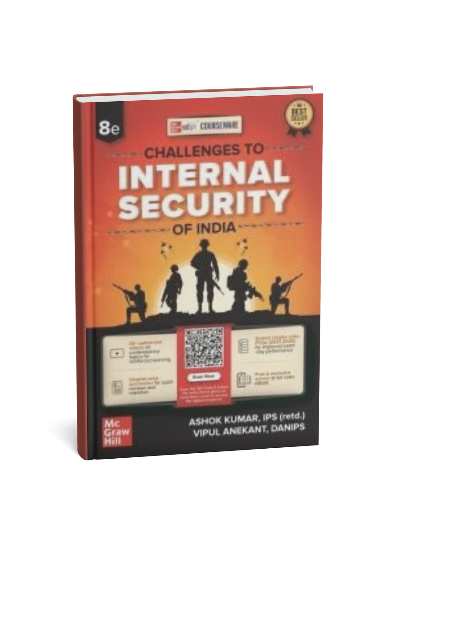 TMH - Challenge to Internal Security of India (8th Edition) by Ashok Kumar | English Medium