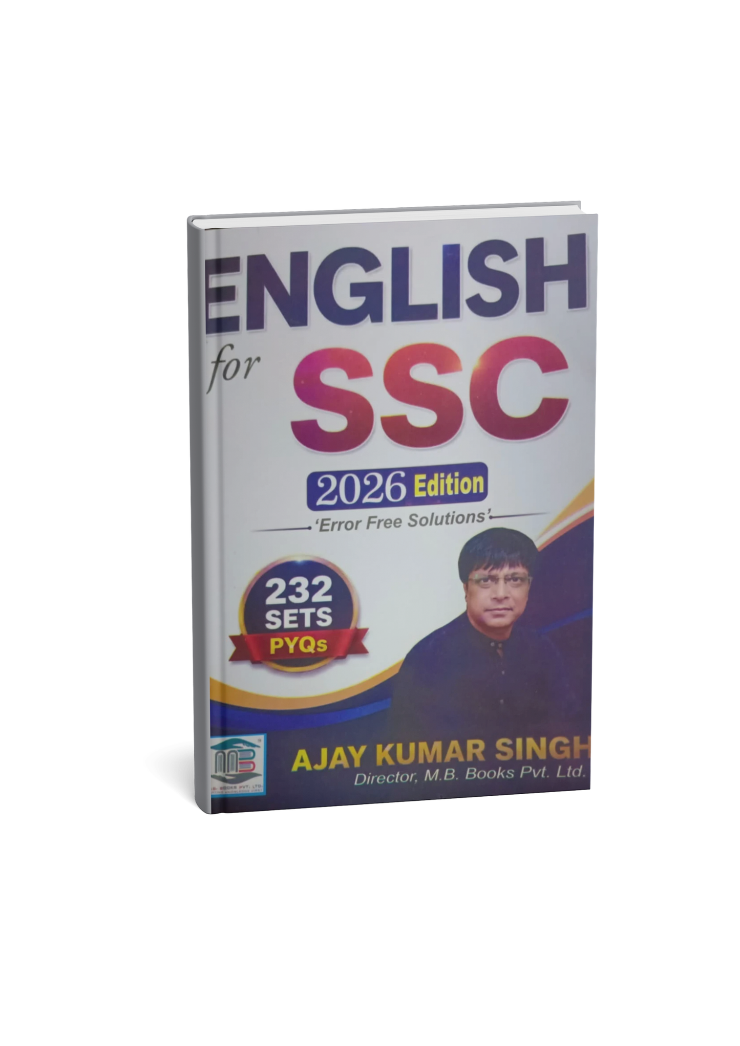 MB Books English for SSC by Ajay K. Singh 232 Practice Sets 2026 Edition (English Medium)