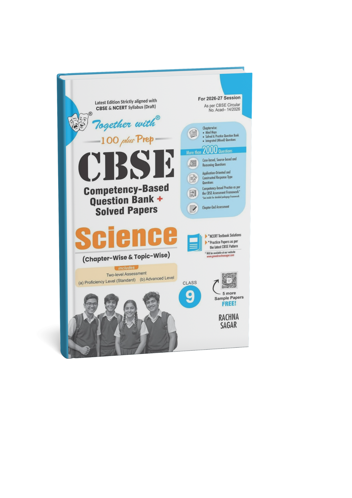 Together with CBSE Question Bank Science for Class 9 By Rachna Sagar Edition 2027 (English Medium)