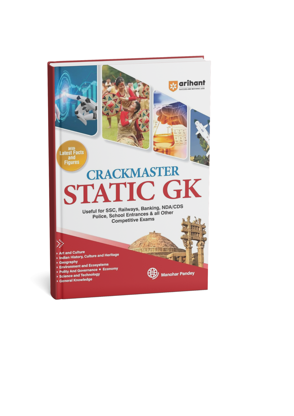 Arihant Crackmaster Static GK Book By Manohar pandey (English Medium)