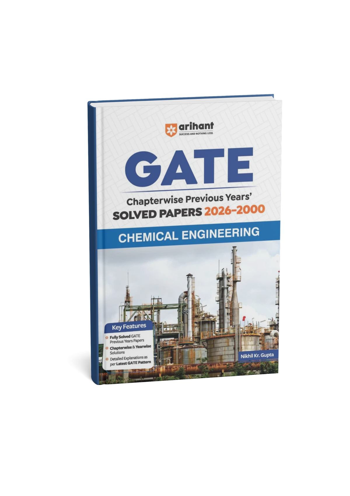 Arihant GATE Chemical Engineering Chapterwise Previous Years’ Solved Papers (2026-2000) By-Nikhil Kr. Gupta (English Medium)