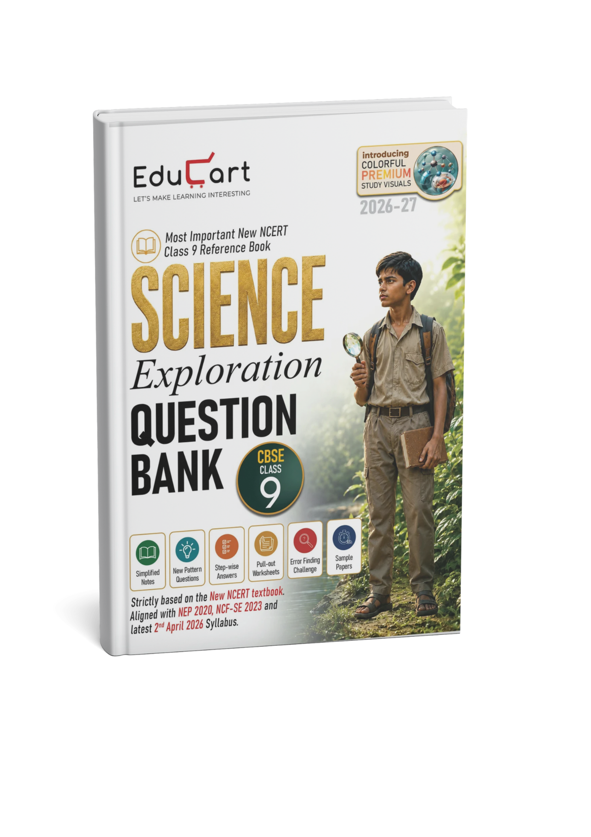 EduCart Science Exploration Question Bank Class 9 CBSE 2026-27 (English Medium)