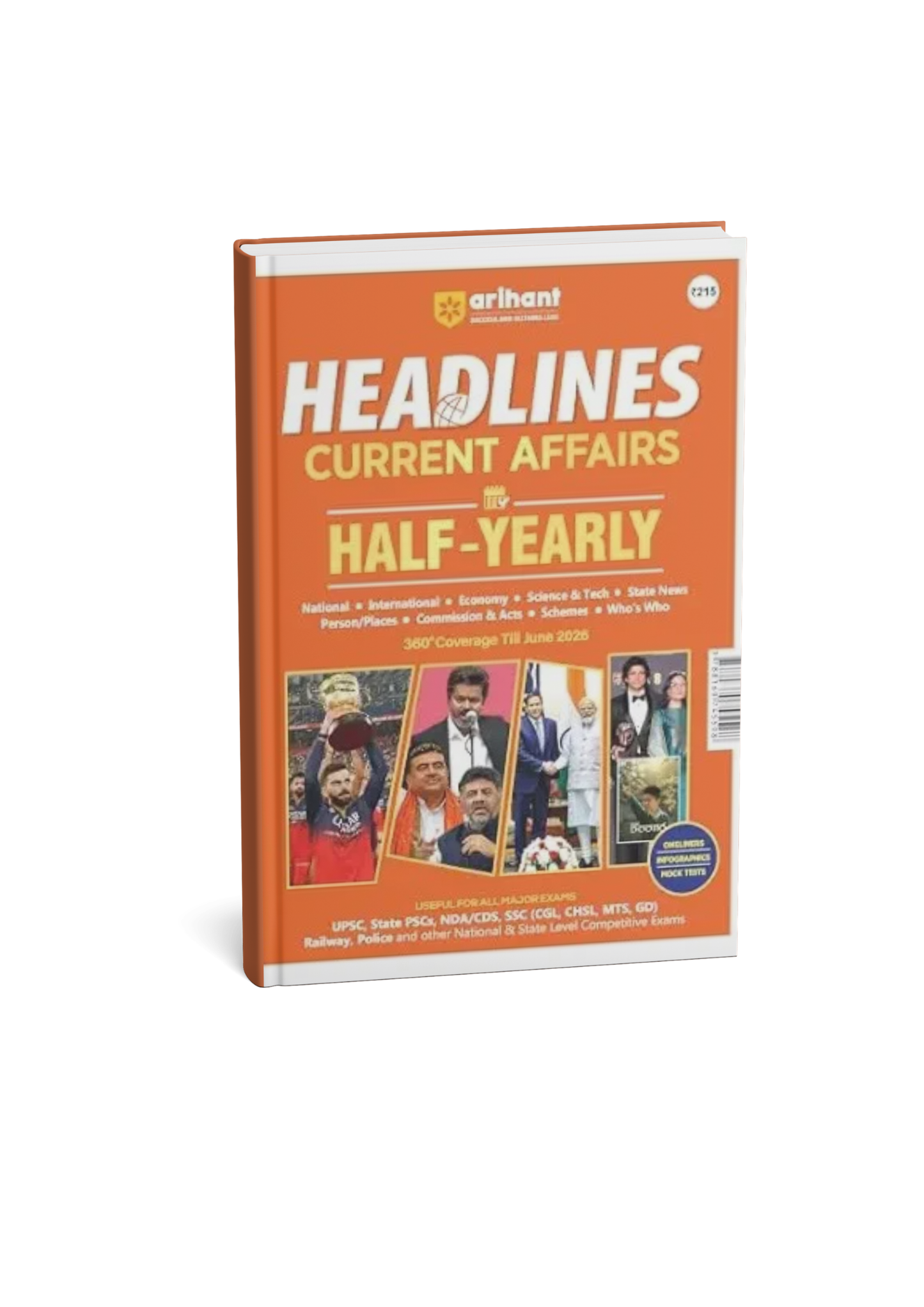 ARIHANT Headlines Current Affairs 2026 – Budget 2026‑27 (English Medium) – Annual Current Affairs & Budget Guide