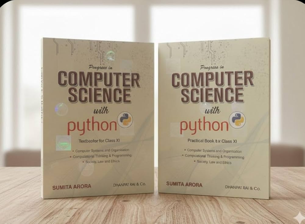 DRC Class 11 Computer Science with Python (TB + PB) – Sumita Arora (EM)