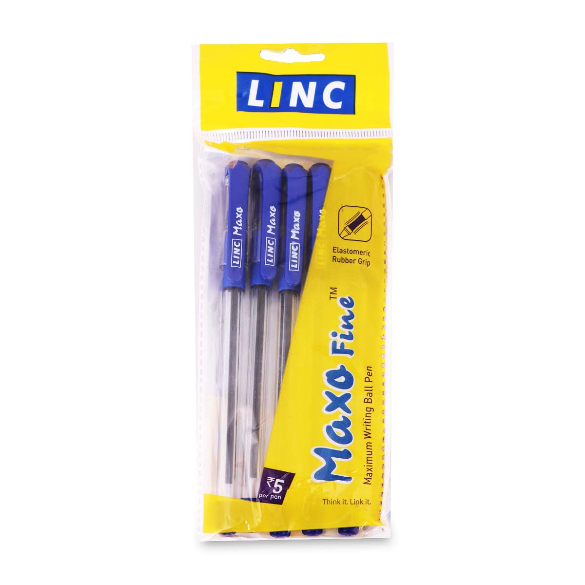 Linc Maxo Fine Ball Pen 5 Set – Ultra-Smooth Fine Writing Pens