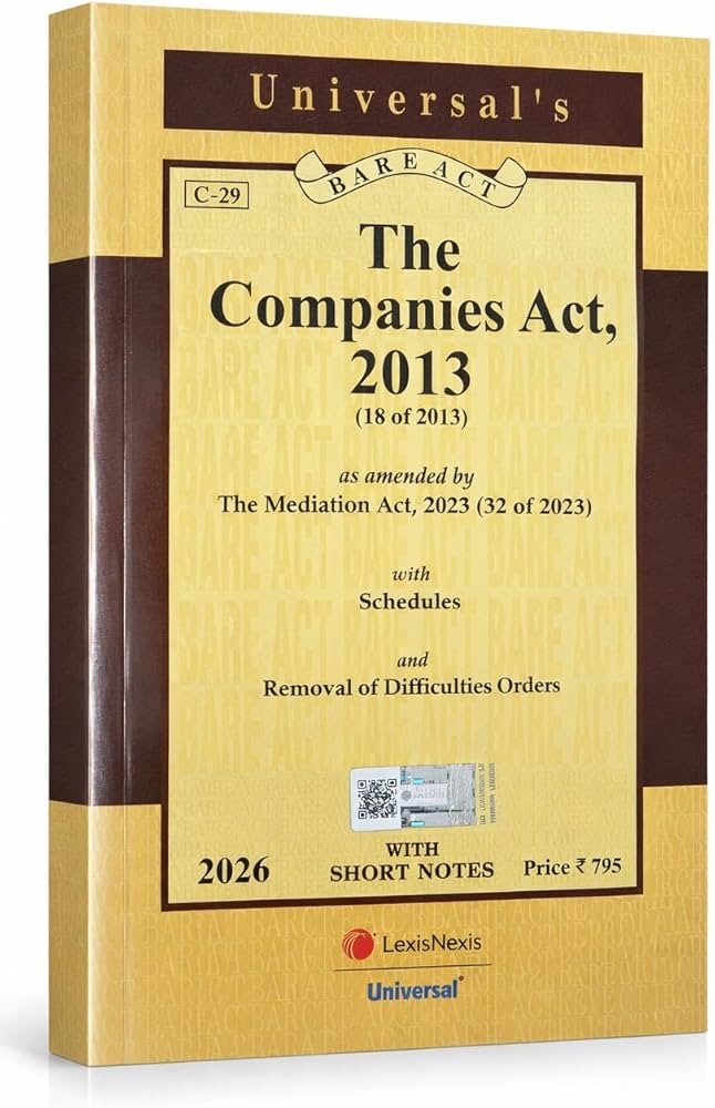 Universal LexisNexis – The Companies Act 2013 (Edition 2026) (English English)
