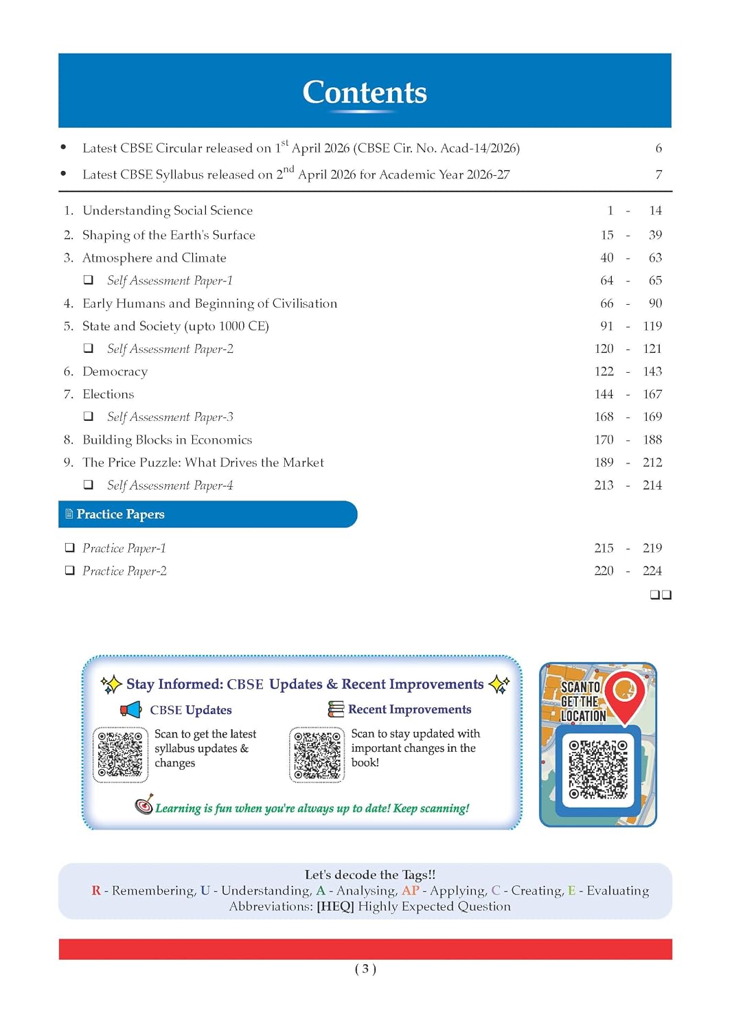 Oswaal CBSE Question Bank Class 9 Social Science (Part 1) Chapter-wise & Topic-wise (English Medium)
