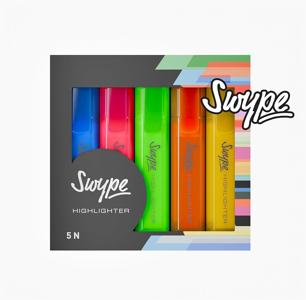 LINC Swype Highlighter – Pack of 5