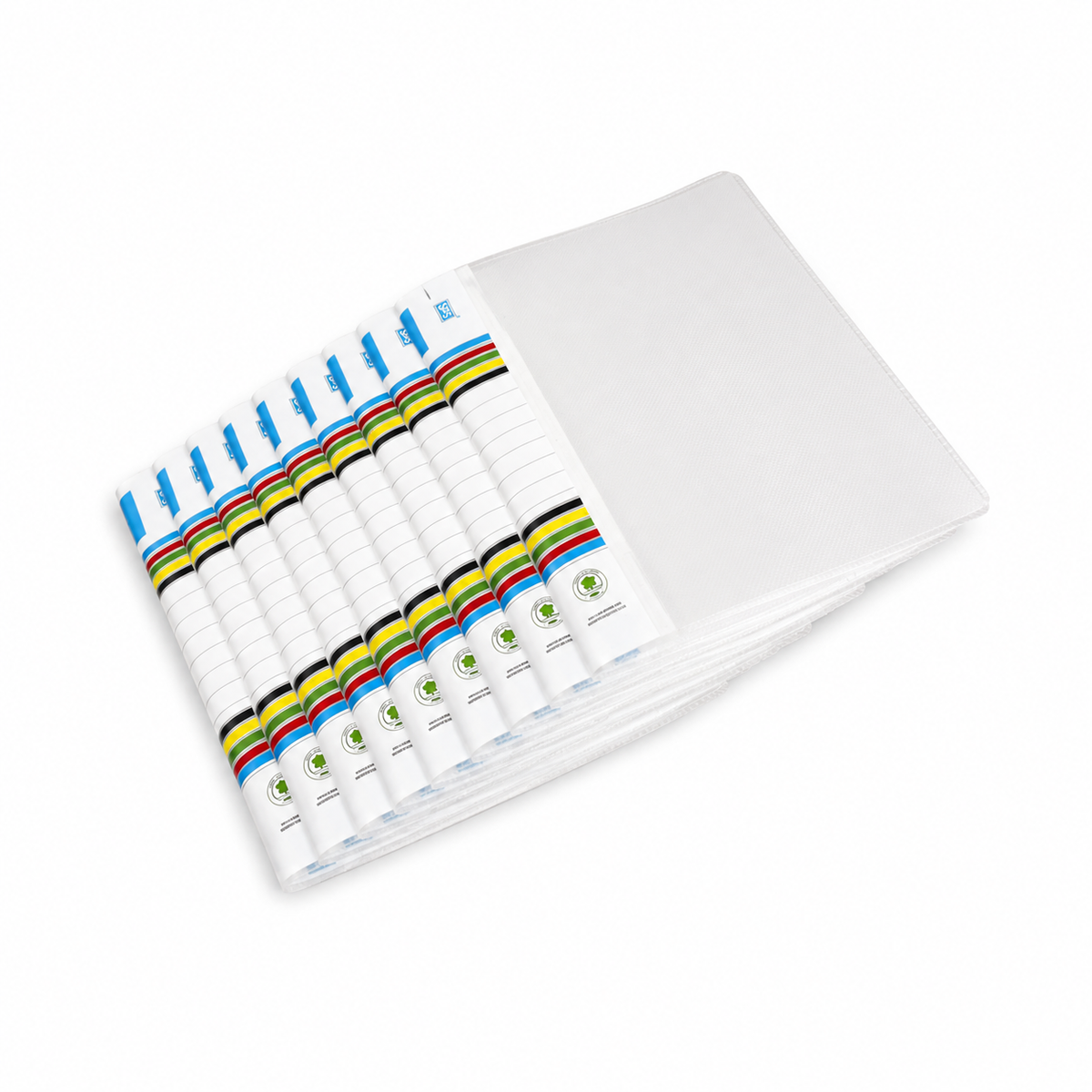 A4 Size Transparent Report File Folder with Plastic – Set of 10 Files
