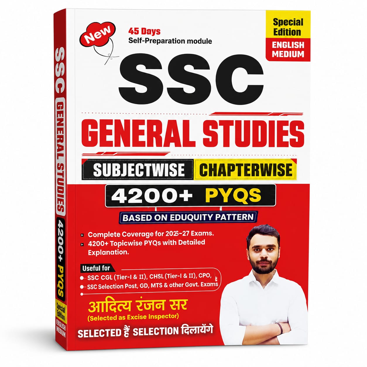 Aditya Ranjan SSC General Studies Subjectwise Chapterwise 4200+ PYQs (2026-27 Exam) (English Medium)