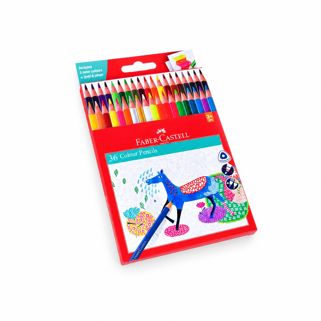 Faber-Castell Colour Pencils 36 Shades | Rich & Vibrant Colours
