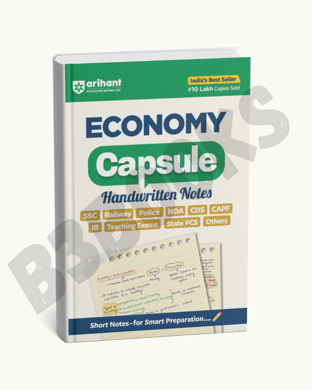 Arihant Publication - Economy Capsule Handwritten Notes (English Medium)