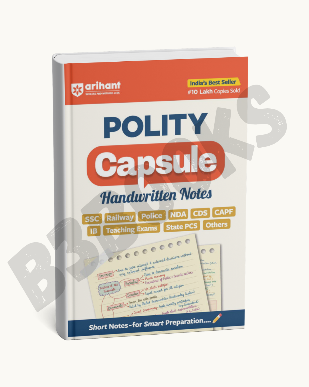 Arihant Publication Polity Capsule Handwritten Notes (English Medium)