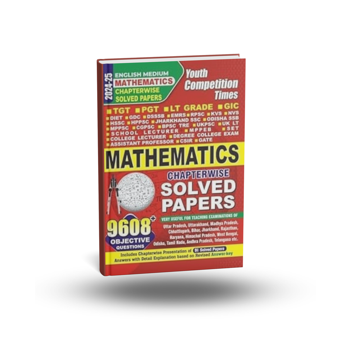 Youth – Mathematics Chapterwise Solved Paper 2024-25 | 9608+ Objective Question | English Medium
