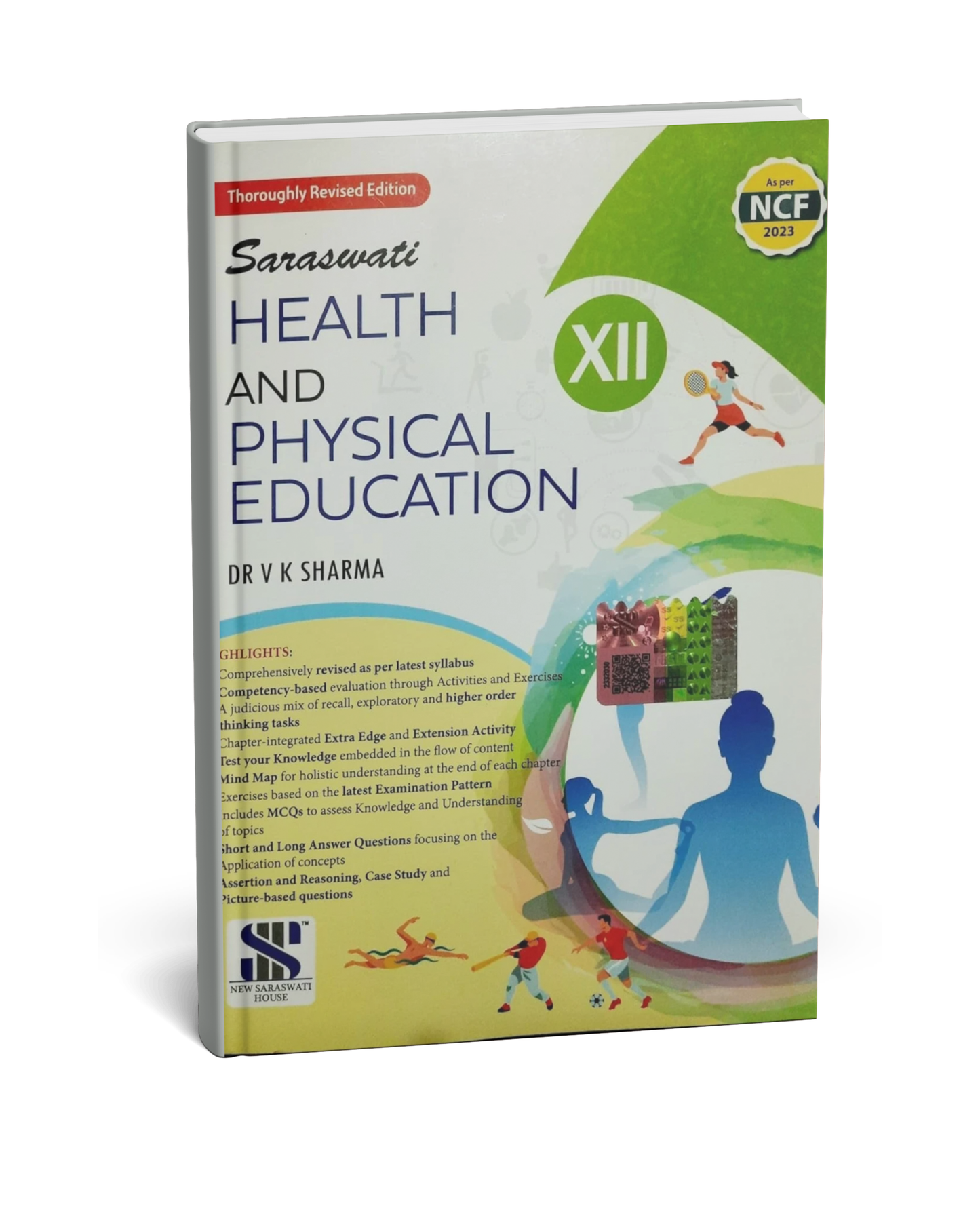 Saraswati Health and Physical Education Class 12 by V.K. Sharma|2025-26| (English Medium)