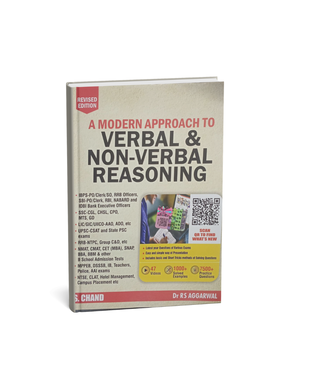 S.Chand A Modern Approach to Verbal & Non-Verbal Reasoning By Dr. RS Agrawal (English Medium)