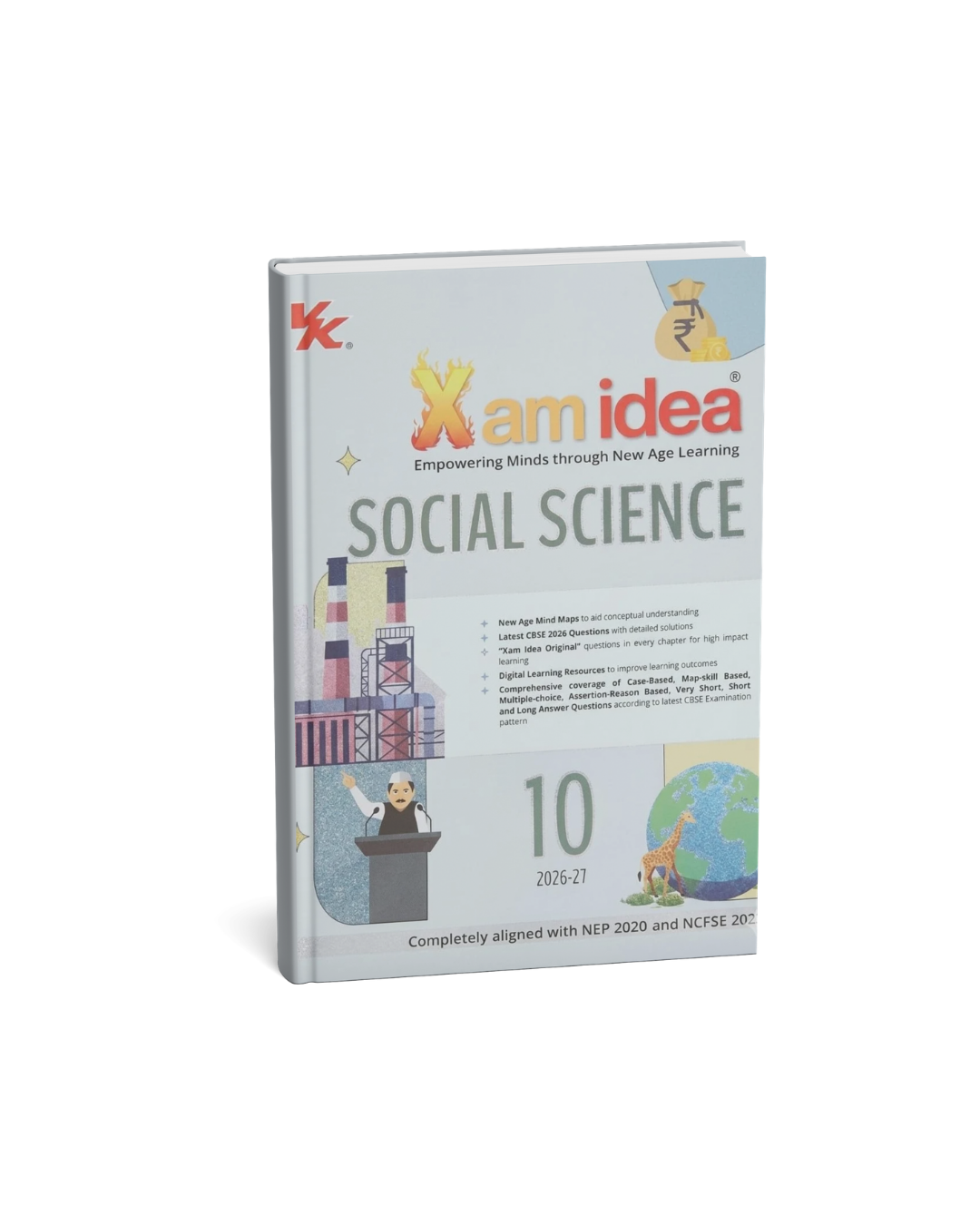 VK Global Xamidea Social Science Class 10th 2026–27 Edition (English Medium)