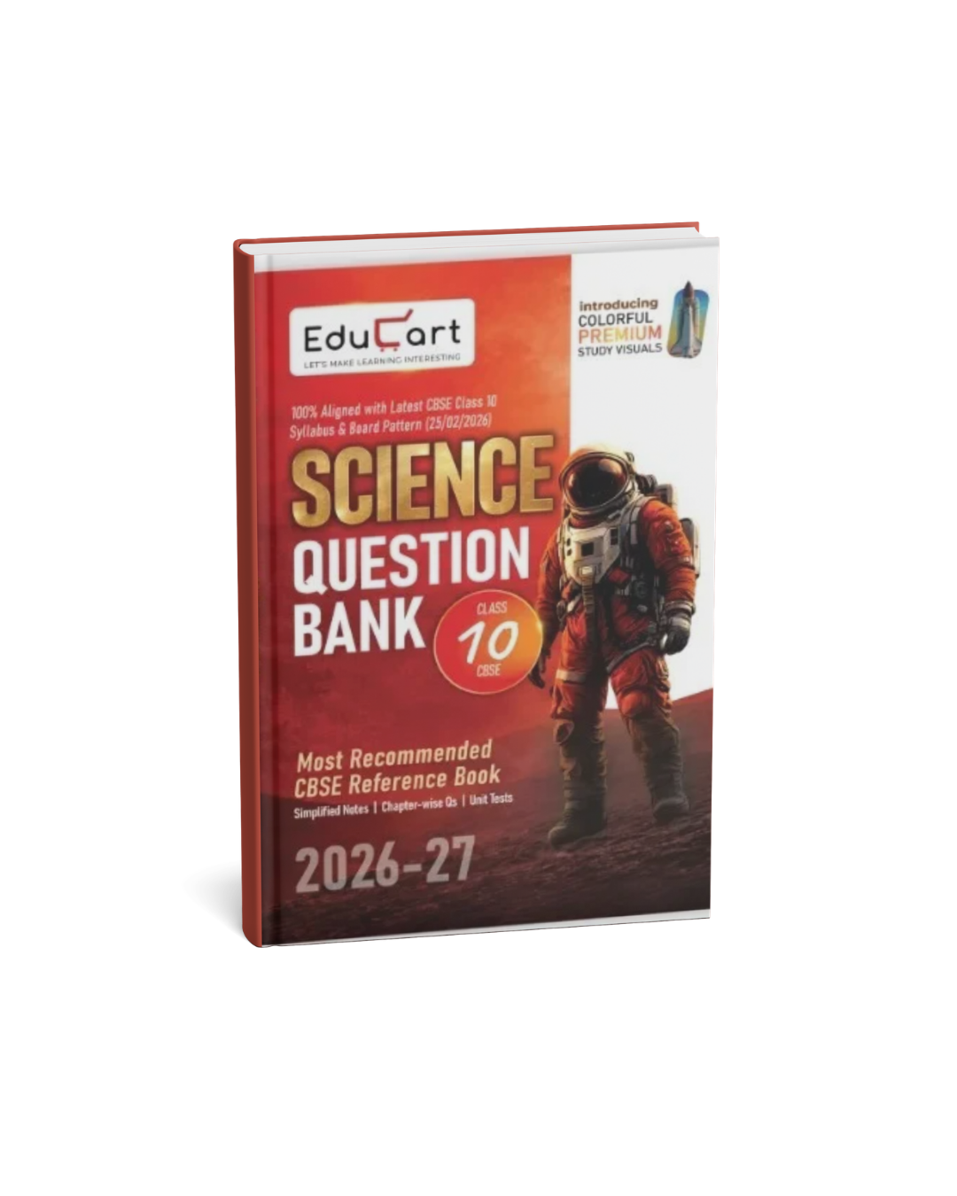 Educart CBSE Class 10th Science Question Bank 2026–27 Edition (English Medium)