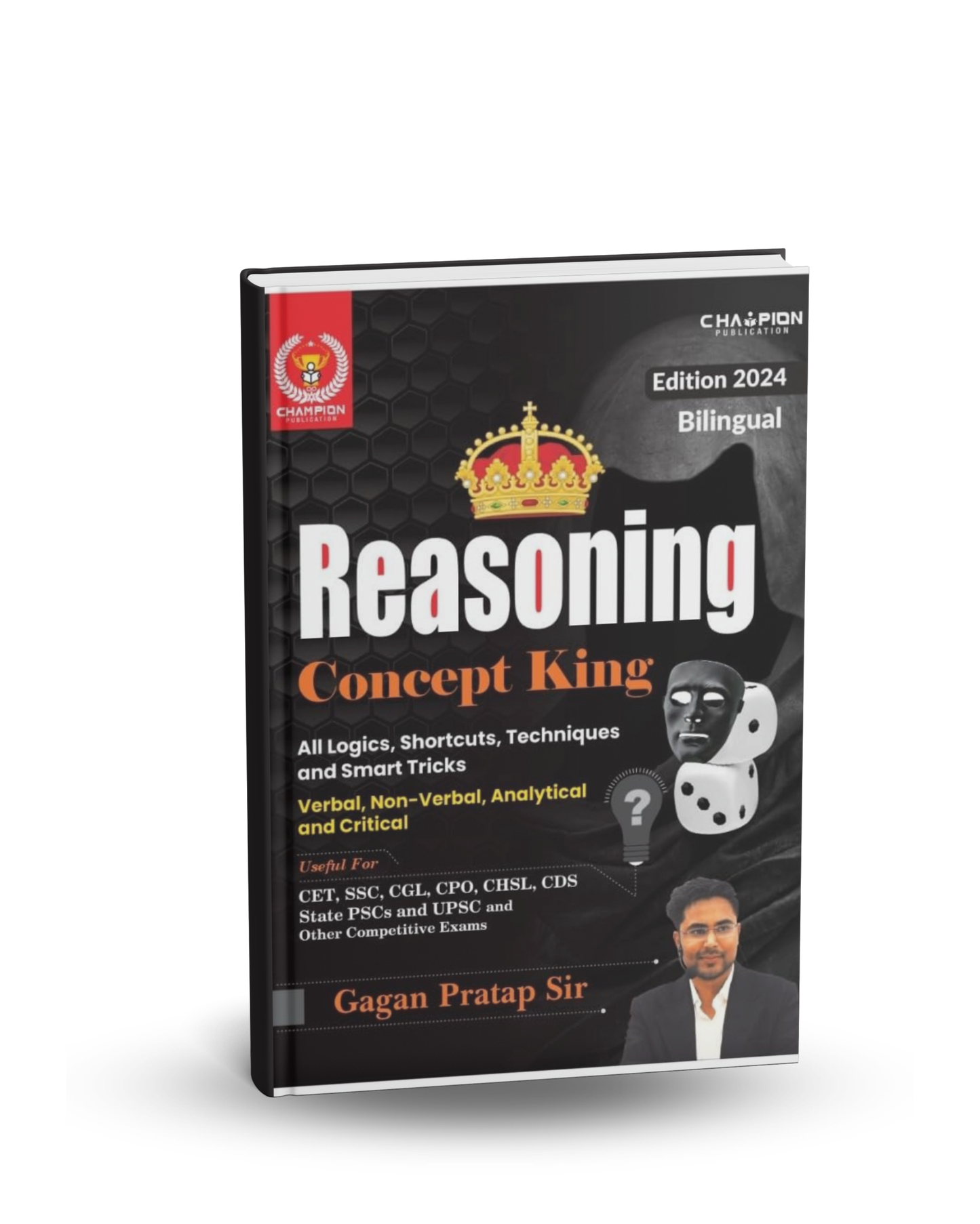 Champion Reasoning Concept King by Gagan Pratap Sir (Bilingual) 2024 Edition | Bilingual