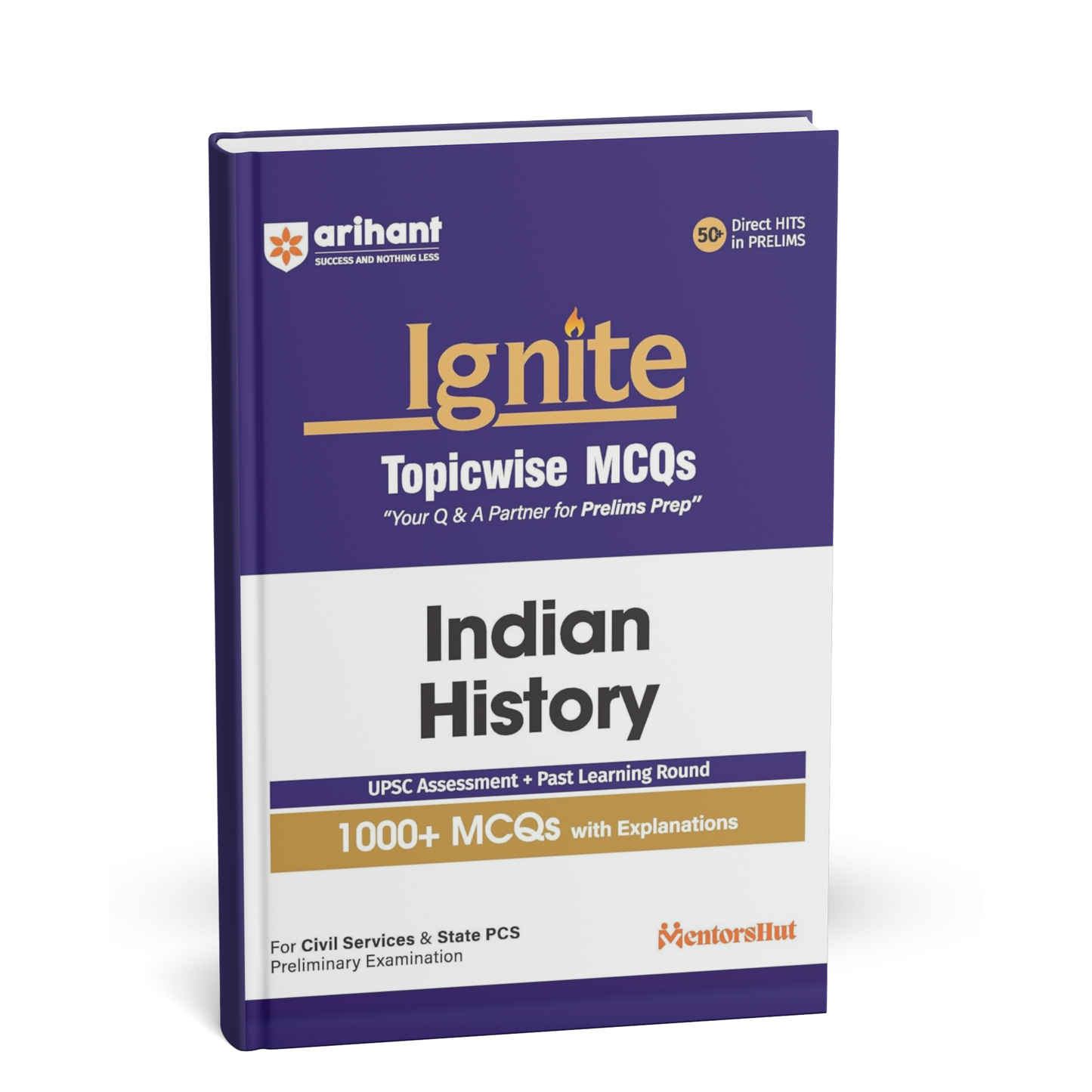 Arihant - Ignite Topicwise Indian History (1000+MCQs with Explanations) English Medium