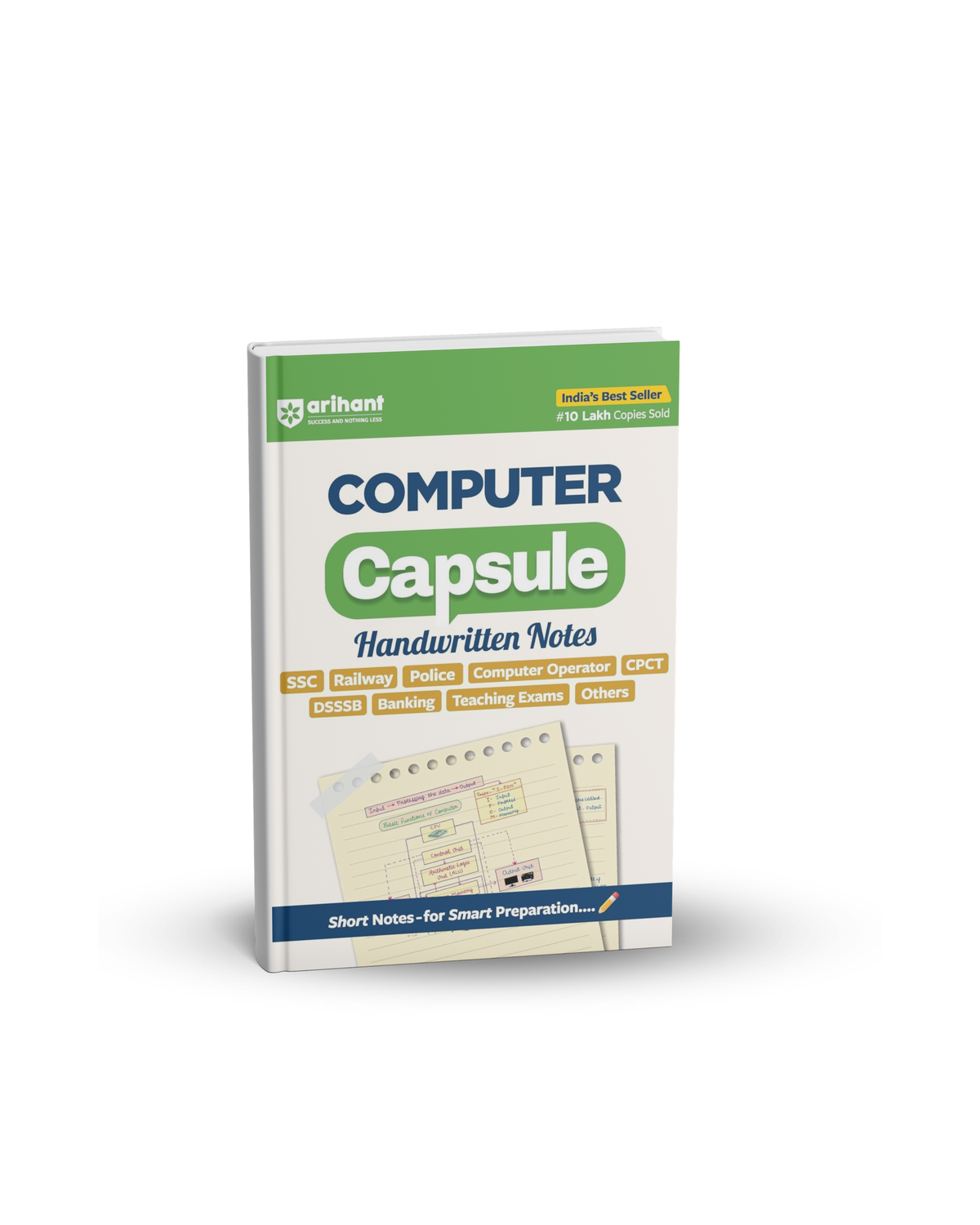Arihant Computer Knowledge Capsule Handwritten Notes Exam 2025 | English Medium