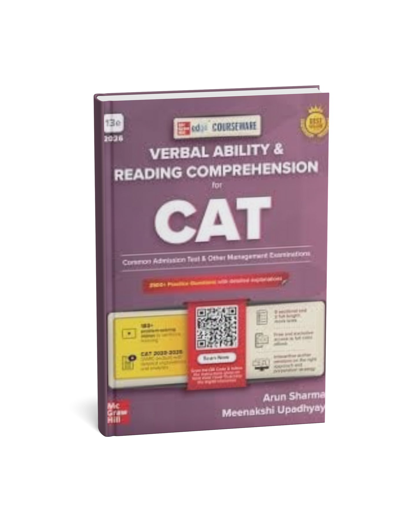TMH Verbal Ability & Reading Comprehension Courseware, 13th Edition by Arun Sharma | For CAT 2026