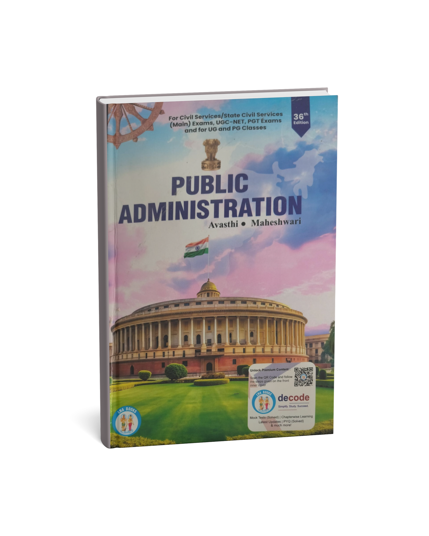 Lakshmi Narain Agarwal – Public Administration By Avasthi & Maheshwari -36 Edition (English Medium)