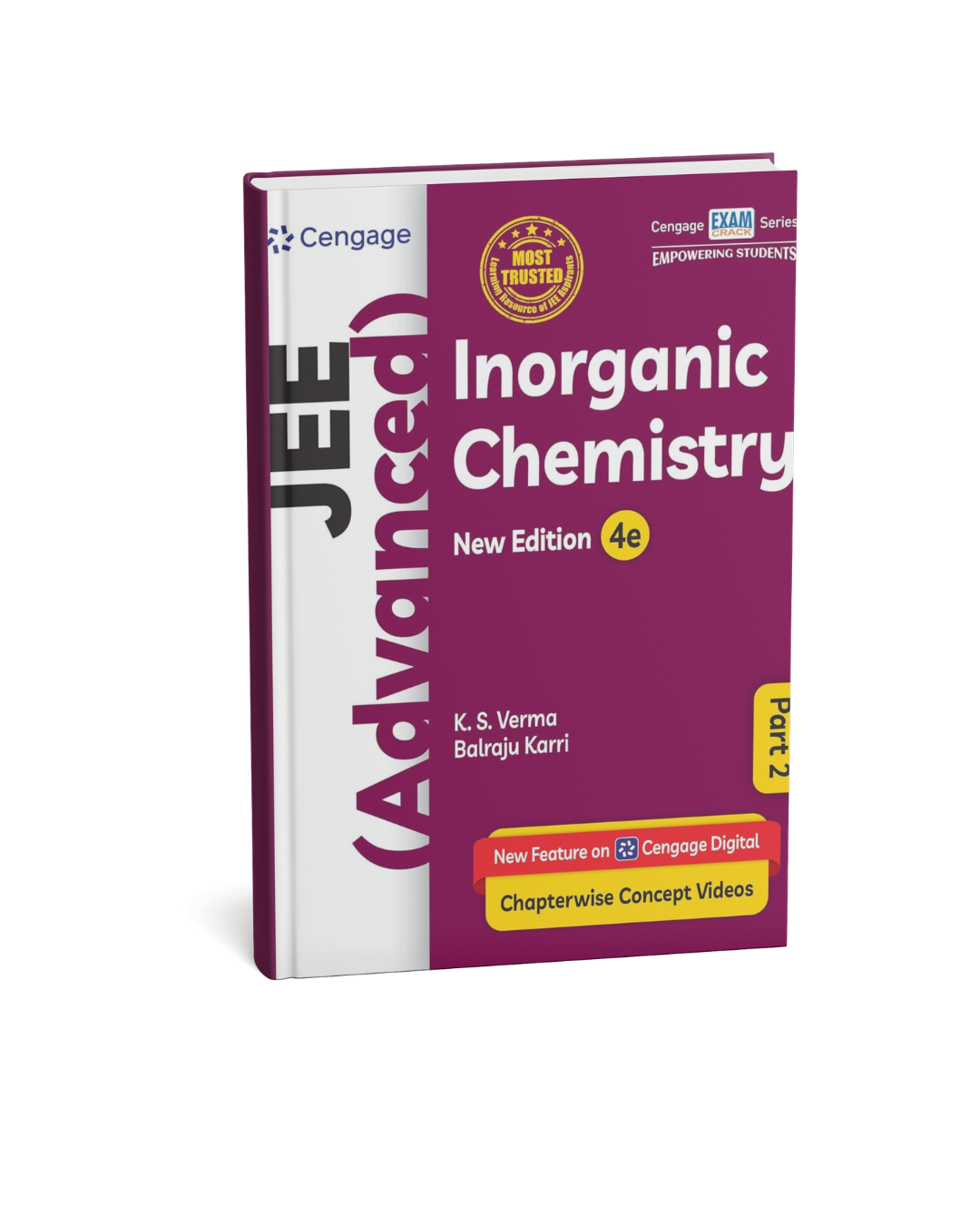 Cengage JEE Advanced Inorganic Chemistry Part–2 by K.S. Verma (4th Edition) English Medium