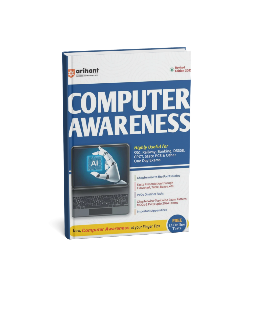 Arihant Computer Awareness Revised Edition 2025 (English Medium)
