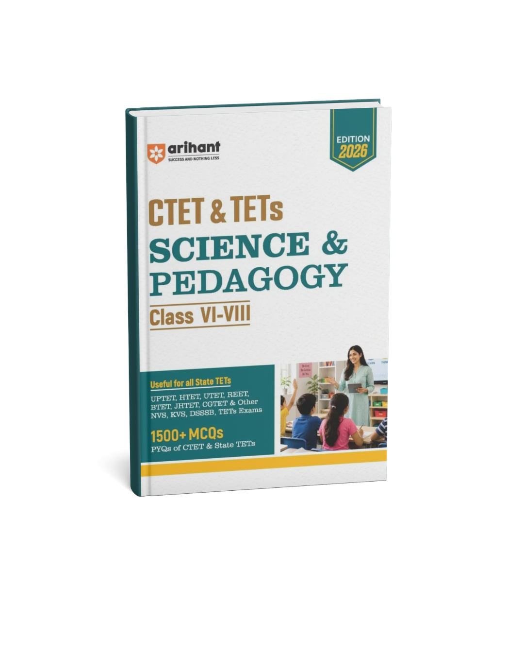 Arihant CTET & TETs Science & Pedagogy (Class 6 to 8) Edition 2026 (English Medium)