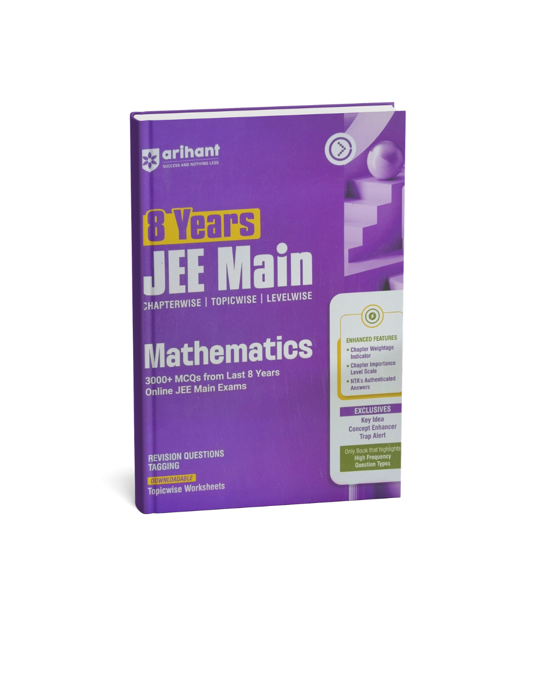 Arihant JEE Main Mathematics 8 Years Chapterwise, Topicwise & Levelwise 3000+ PYQs Edition 2027 (English Medium)