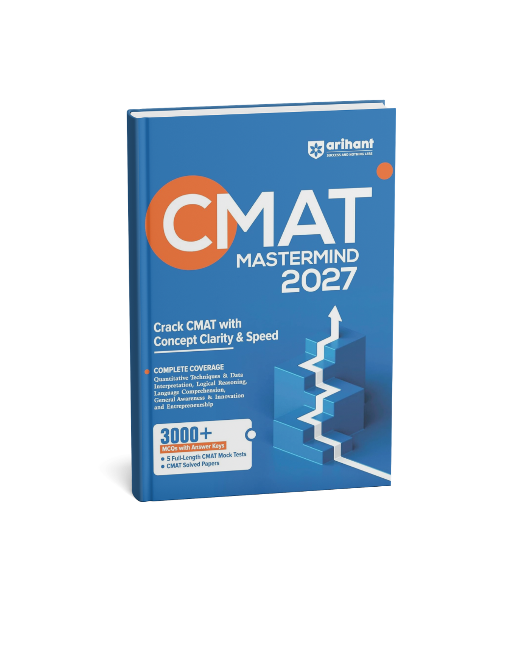 Arihant CMAT Mastermind 2027 Crack CMAT With Concept Clarity & Speed 3000+ MCQs Edition 2027 (English Medium)