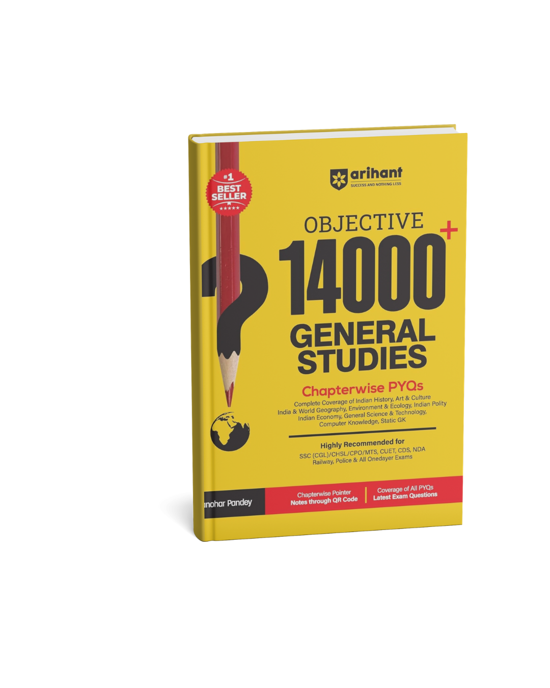 Arihant Objective 14000+ General Studies Chapterwise PYQs (English Medium)
