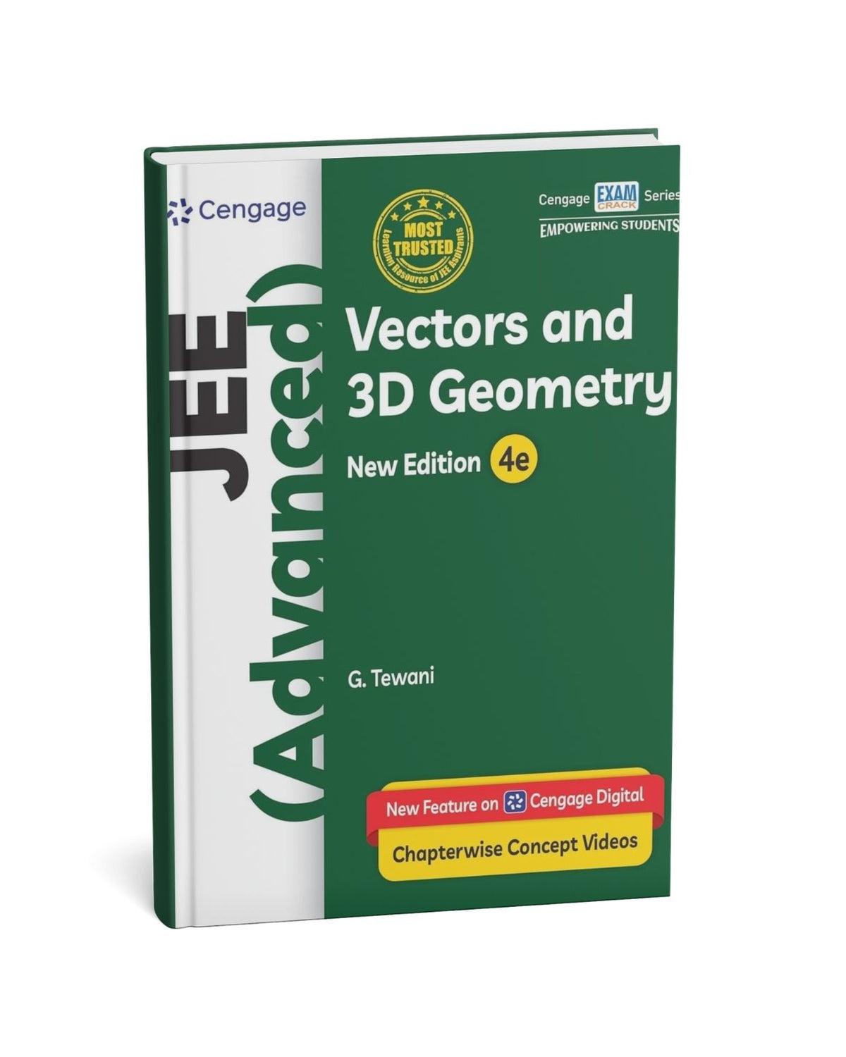 Vectors and 3D Geometry for JEE (Advanced) | 4rd Edition (2026) | Cengage Publication