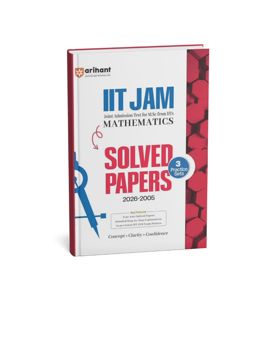 Arihant IIT JAM Mathematics Solved Papers 3 Practice Sets Edition 2026 (English Medium)