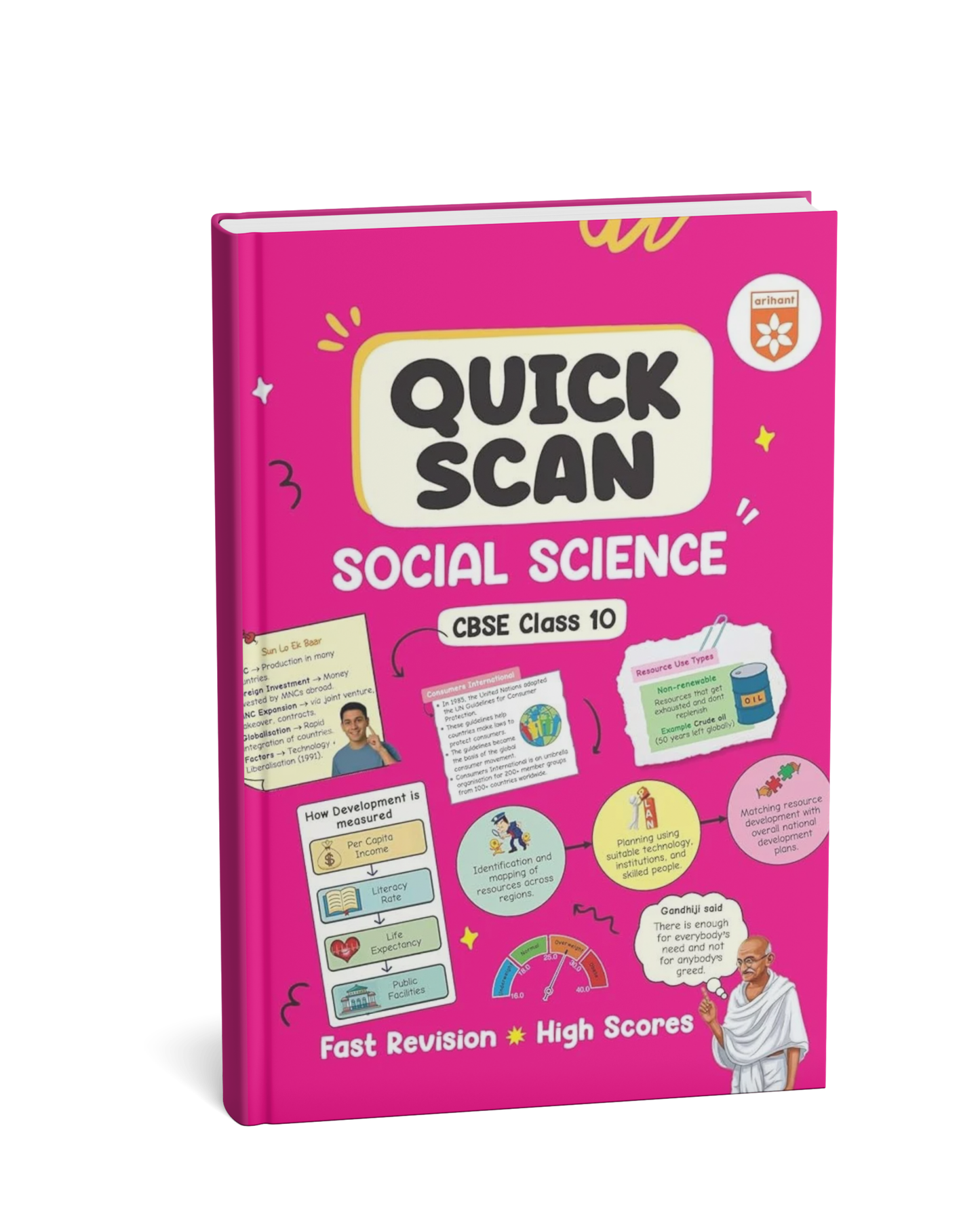 Arihant Quick Scan CBSE Class 10th Social Science (English Medium)