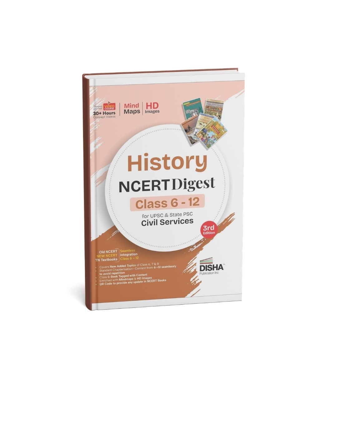Disha History NCERT Digest Class 6 to 12 3rd Edition For UPSC & State PSC Civil Cervices (English Medium)