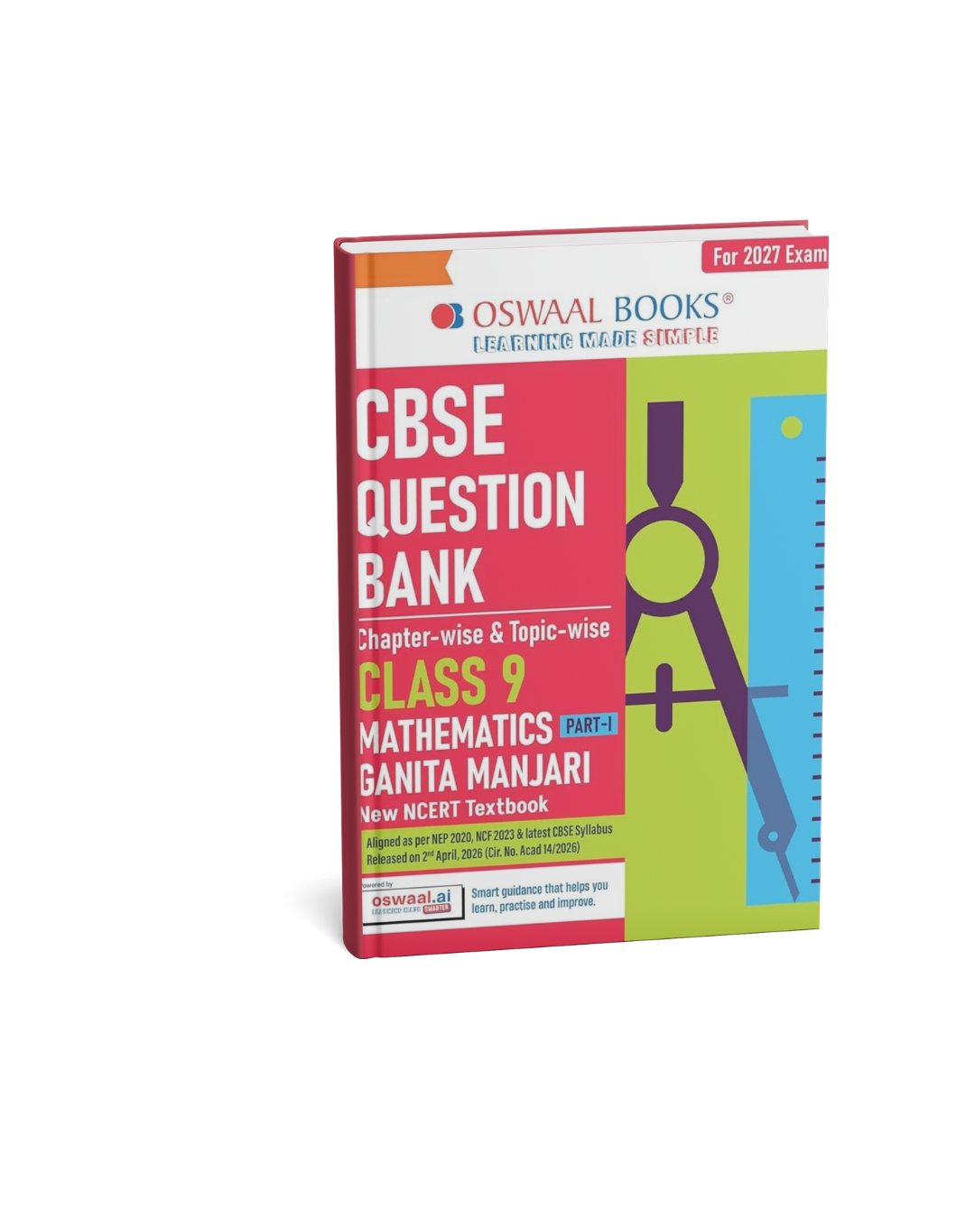 Oswaal CBSE Question Bank Chapter-wise & Topic-wise Class 9 Mathematics Ganita Manjari Part-1 Edition 2027 (English Medium)