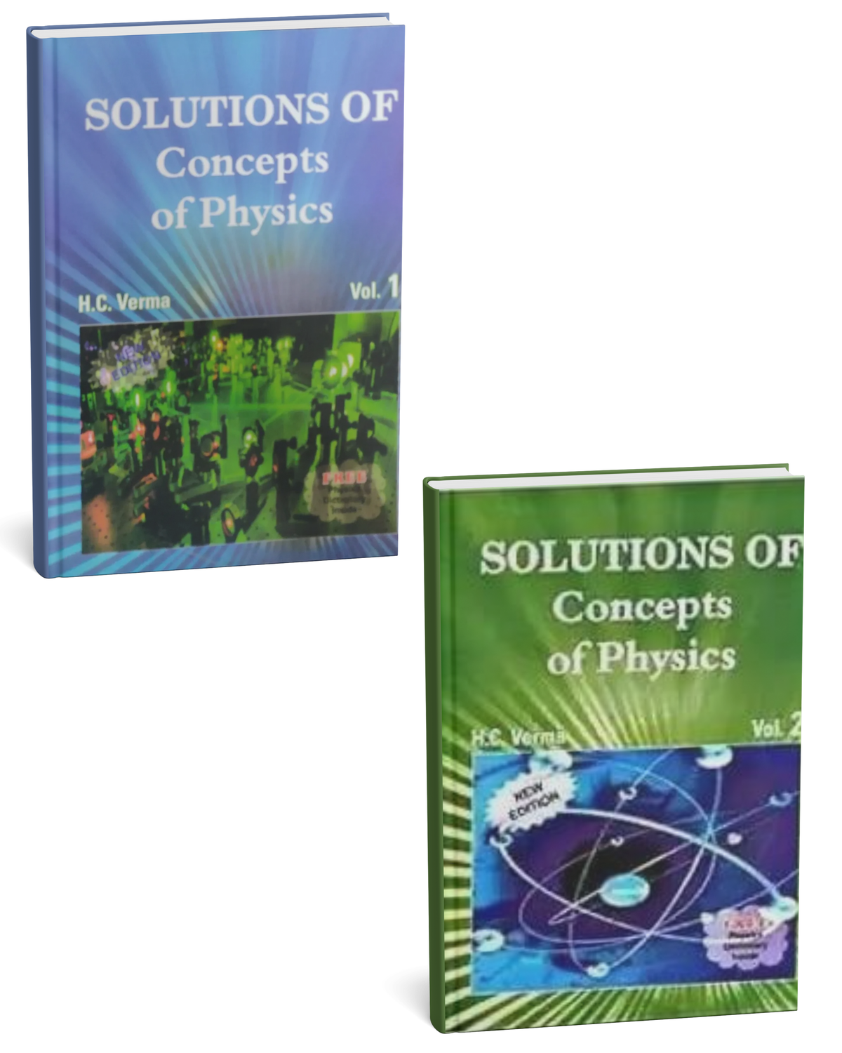 Raj Publication Solutions Combo for Concepts of Physics (Vol. 1 & 2) By H.C. Verma – (English Medium)