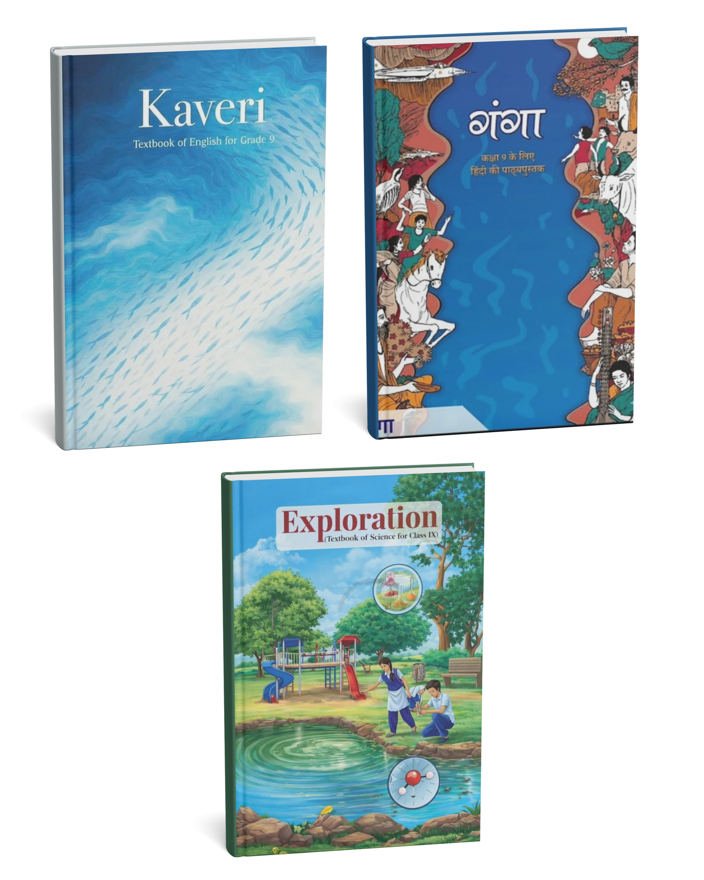 Class 9th NCERT English + Hindi + Science Combo | Complete Book Set New Edition (2026-2027)