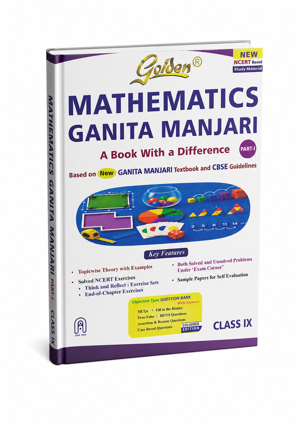 New Age Golden Mathematics (Ganita Manjari) Class 9 Part 1 Edition 2026 (English Medium)
