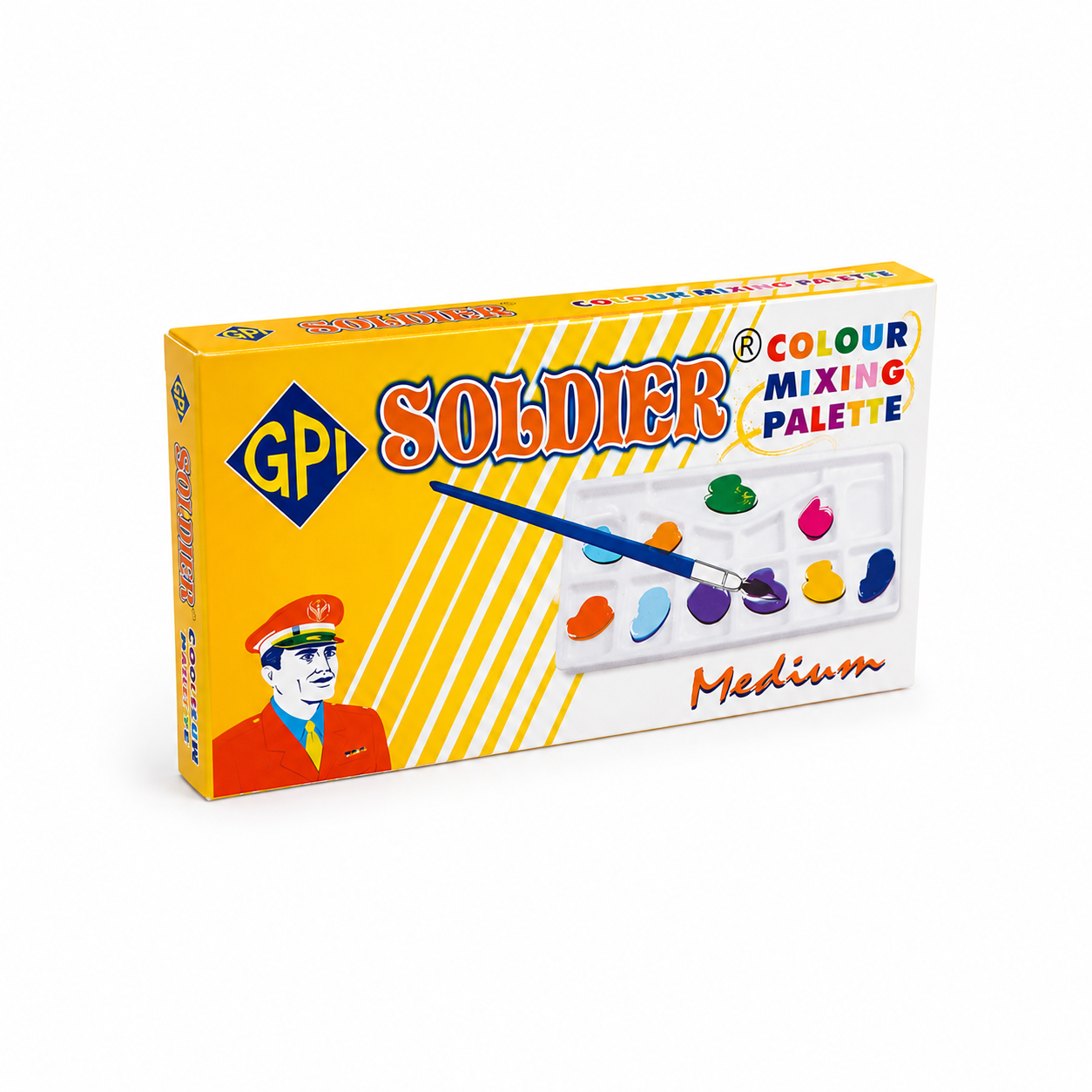 GPI Soldier Colour Mixing Palette – Artist Painting Palette