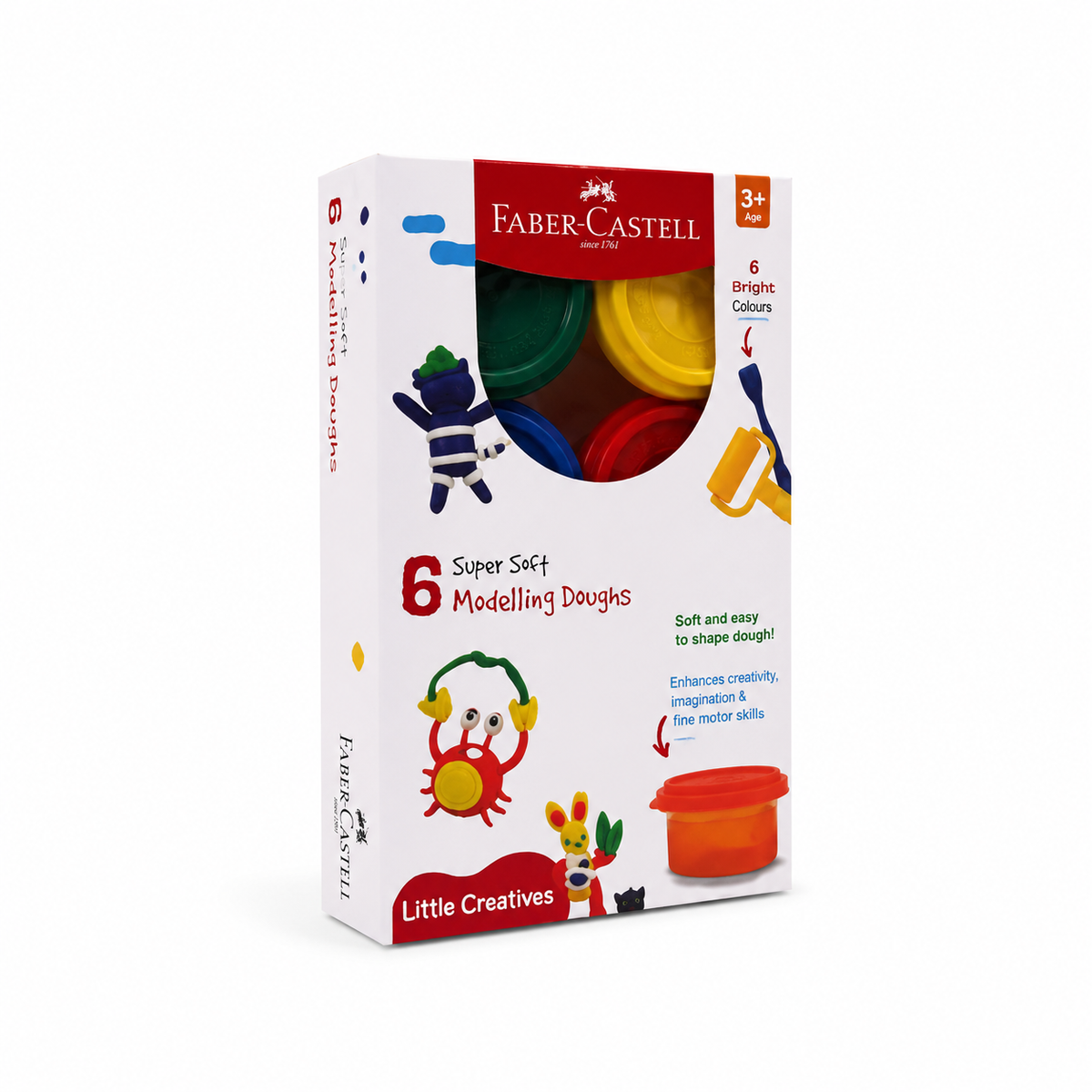 Faber-Castell Super Soft Modelling Dough (6 Colours)