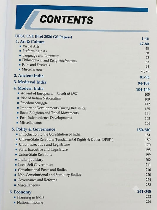 Drishti UPSC Civil Services Examination Prelims GS Paper- 1 (English Medium)