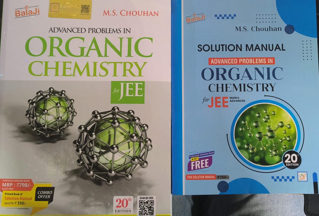 Shree Balaji Advanced Problems in Organic Chemistry for JEE 2026 By M.S. Chouhan (20th Edition) (English Medium)