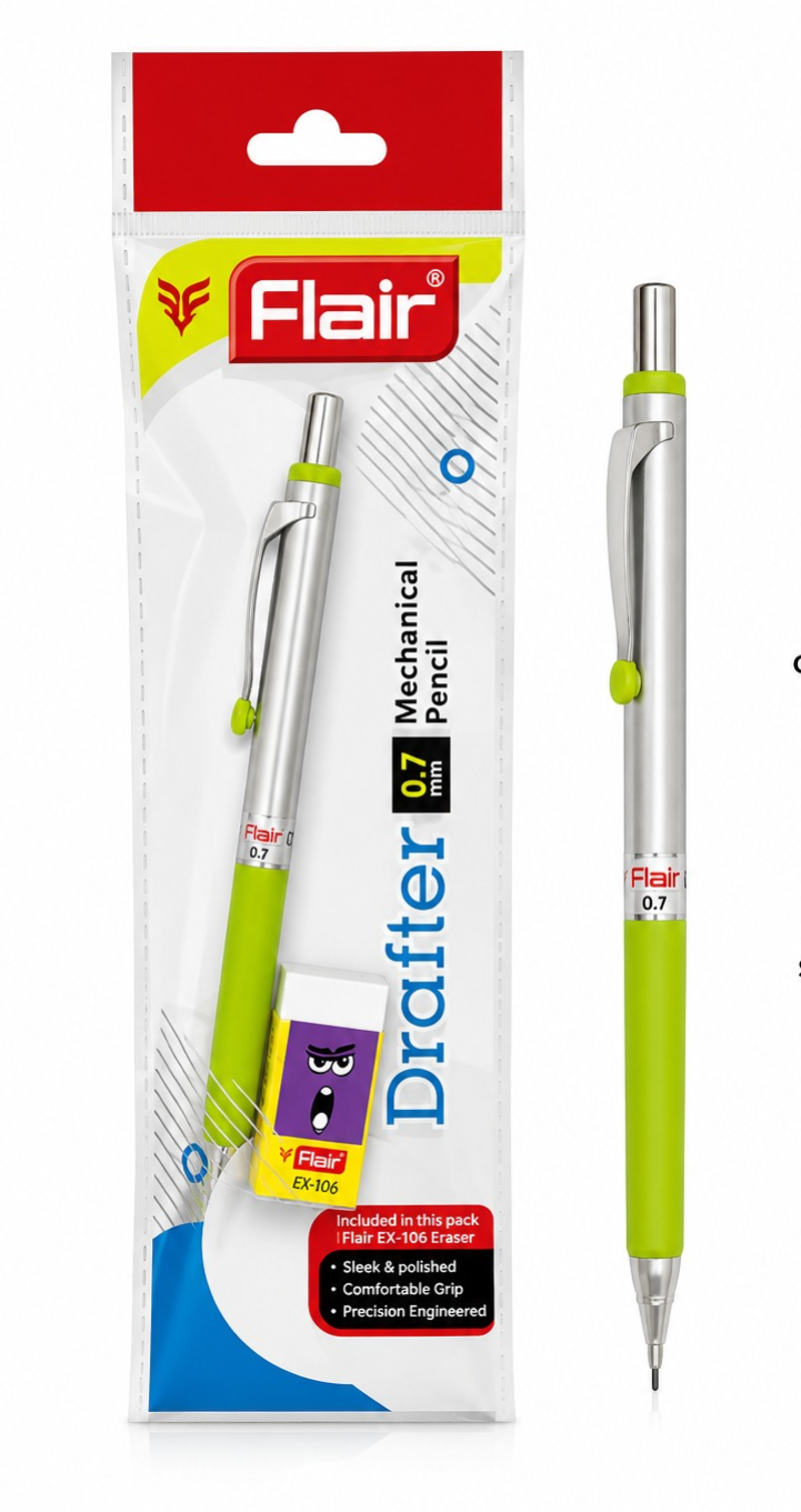 Flair Drafter 0.7 mm Mechanical Pencil | Smooth & Precise Writing Pencil
